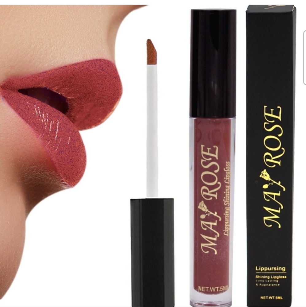 Glitter Lip Gloss, Full Size, Color Pink Candy NEW